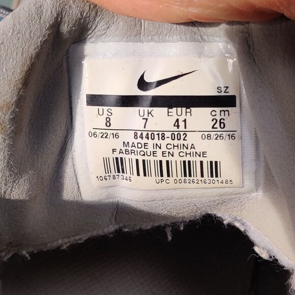 Nike Zoom Tallac Lite OG, Mens Hiking Shoes Size 8, Platinum Gray, 844018-002, - Picture 4 of 12